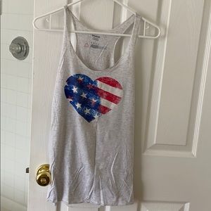 Reebok American flag workout tank